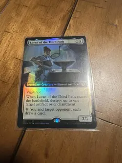 Magic The Gathering Loran of the Third Path Ext Art The Brothers' War FOIL NM - Image 1