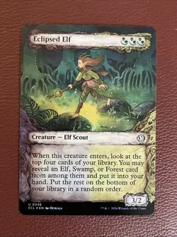 Eclipsed Elf (Showcase) Lorwyn Eclipsed Foil - Image 1