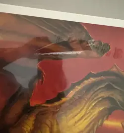 MTG Shivan Dragon Lithograph by Donato Giancola - Limited Edition #2/1000 COA - Image 3