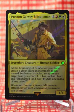 Preston Garvey, Minuteman Surge Foil Universes Beyond: Fallout #536 - Image 1