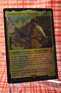 Preston Garvey, Minuteman Surge Foil Universes Beyond: Fallout #536 - Image 2