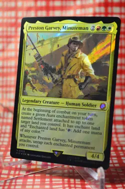 Preston Garvey, Minuteman Surge Foil Universes Beyond: Fallout #536 - Image 3