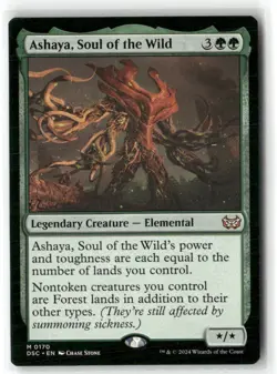 Ashaya, Soul of the Wild Commander: Duskmourn: House of Horror Regular - Image 1