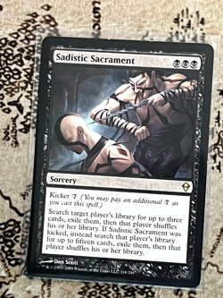Sadistic Sacrament - Zendikar - 110 - #Lightly Played Magic the Gathering - Image 1