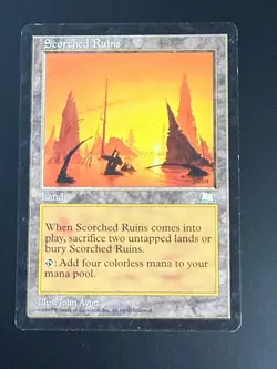 MTG - Scorched Ruins - Weatherlight - 1x LP (Magic: The Gathering) - Image 1