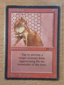1993 MAGIC THE GATHERING ARABIAN NIGHTS HURR JACKAL TD25 - Image 1