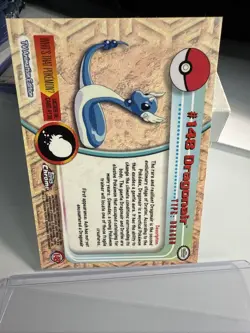 Dragonair #148 Topps Chrome - Mint - Pokemon Card 2000 Tv Animation - Image 2