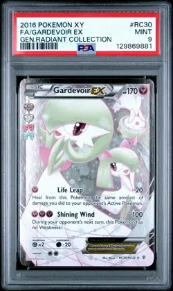 2016 Pokemon XY Generations Radiant Collection Gardevoir EX Full Art #RC30 PSA 9 - Image 1