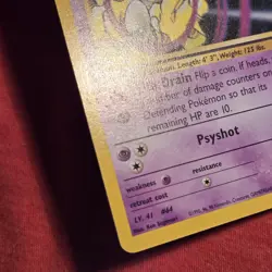 Pokemon WOTC Gym Challenge: Sabrina's Kadabra 58/132 - LP - Image 2