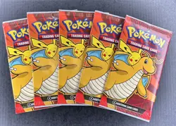 (Sealed 5ct) McDonald's Pokemon Booster Packs 2024 Limited Edition - Image 1