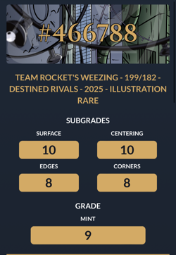 Pokemon TGC Team Rockets Weezing 199/182 Destined Rivals Ace 9 - Image 3