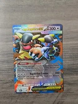 Pokemon TCG Mega Evolutions Mega Kangaskhan EX Black Star Promo MEP 025 NM - Image 1