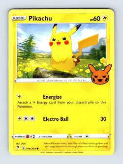 Pikachu - Trick or Trade BOOster 049/203 - NM - Pokemon - Image 1