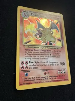 Charizard 004/102 Base Set - Holo - Pokemon TCG - Vintage - Image 2