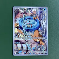 Pokemon Squirtle 148/142 Illustration Rare Holo Stellar Crown NM - Image 1