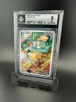 Ralts Holo Special Pokemon TCG Scarlet Violet Base Set 211/198 BGS 9 - Image 1