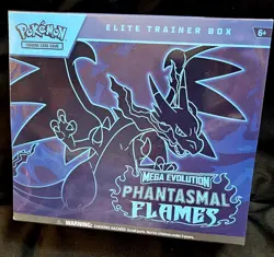 Pokemon Mega Evolution Phantasmal Flames Elite Trainer Box ETB Sealed - Image 1