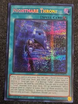 Yugioh! Nightmare Throne - MP25-EN072 - Prismatic Secret Rare - 1st Edition Near - Image 1