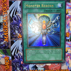 Yugioh Monster Reborn LOB-118 Ultra Rare Original Print Konami 2002 NM - Image 2