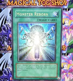 Yugioh Monster Reborn LOB-118 Ultra Rare Original Print Konami 2002 NM - Image 4