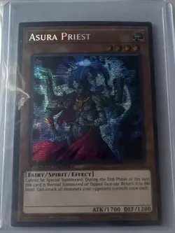 YUGIOH TCG ASURA PRIEST SBC2-EN105 PRISMATIC SECRET 1ST EDITION NM - Image 1