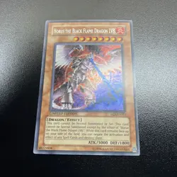 Horus The Black Flame Dragon LV8 EEN-ENSE1 Elemental Energy Limited Edition LP - Image 1