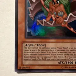 Toon Mermaid MRL-072 YuGiOh Magic Ruler Holo - Image 5