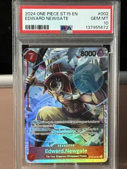 Edward Newgate ST15-002 SR One Piece TCG The Best Vol 2 English PSA 10 🔥Premium - Image 1