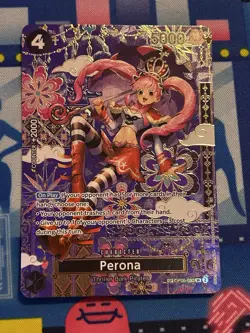 One Piece OP06-093 Perona OP14 SP Alt Art The Azure Sea’s Seven EN Pack Fresh! - Image 1