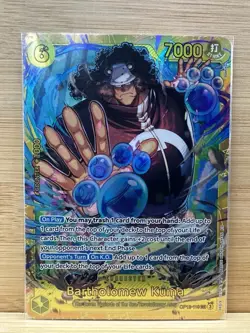 One Piece TCG Bartholomew Kuma OP12-119 Secret Rare Legacy of the Master - Image 2