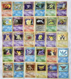 Bulk 30 set Vintage Old Back holo Japanese Pokemon card LP/MP - Image 1