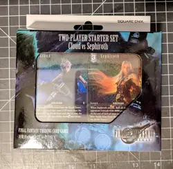 Cloud vs Sephiroth Final Fantasy Trading Card Game - Two Player Starter Set NEW - Image 1