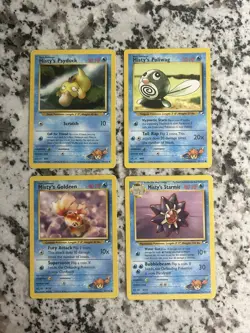 Pokemon Cards 9 Card Lot 1995, 96, 98 Gym Heroes - Image 3