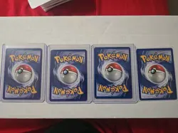 Pokemon TCG Base Set Unlimited Trainer 4 Card Lot Vintage WOTC - Image 2
