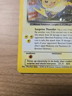 Pokemon Dark Raichu Holo Card 83/82 Vintage WOTC, LP Condition - Image 2
