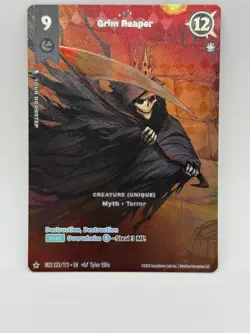 Grim Reaper 223/173 Hidden Rare MZ3 Secret Shadows 2025 Metazoo Dark Holo Card - Image 2