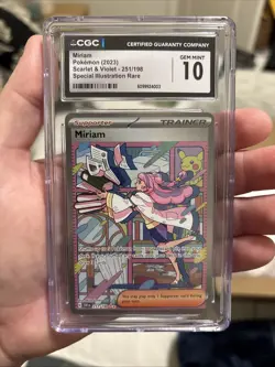 CGC 10 Miriam 251/198 SV01: Scarlet & Violet Base Set Holo Pokemon Graded Card - Image 1