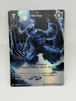 Wendigo 221/173 Hidden Rare MZ3 Secret Shadows 2025 Metazoo Holo Card - Image 1