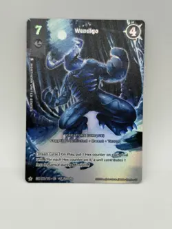 Wendigo 221/173 Hidden Rare MZ3 Secret Shadows 2025 Metazoo Holo Card - Image 4
