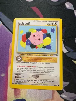 Pokemon TCG Igglybuff Neo Discovery Card 40/75 - Image 1
