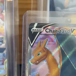 Pokemon TCG Charizard v Sword & Shield SWSH050 Full Art Black Star Promo Card - Image 3