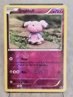 Snubbull 98/162 Reverse Holo XY BREAKthrough Pokemon Card 2015 - Image 1
