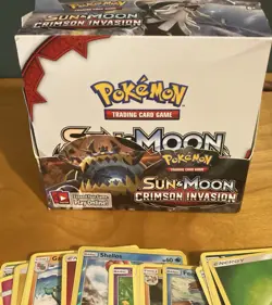 Pokemon Sun & Moon Crimson Invasion Lot Rare Reverse Holo 100s Cards Online Game - Image 3
