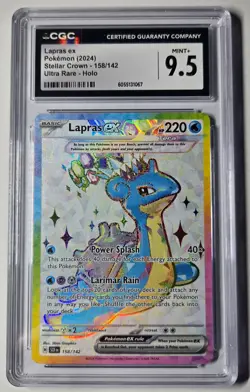 Pokemon Card Bundle, 10 Graded Pokemon Slabs, SR UR AR Holos & more! RARE - Image 4