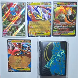 Mega Evolution Card Bundle, Latias ex, Camerupt ex, Lucario ex, Riolu,+ Pokemon - Image 1