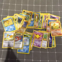 Pokemon 100 Card Vintage WOTC, EX Ruby & Sapphire, Diamond & Pearl Lot Damaged - Image 2