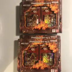 (4) One Piece Card Game Illustration Box vol. 5, New Factory Sealed, IN HAND! - Image 2