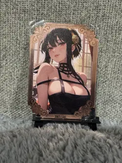 GODDESS STORY MXR #087/100 YOR FORGER SPY X FAMILY METAL ANIME CARD - Image 2