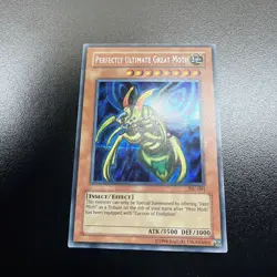 Perfectly Ultimate Great Moth TSC-001 Promo Prismatic Secret Rare LP Sacred Card - Image 1