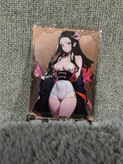 GODDESS STORY LSP #126/200 NEZUKO DEMON SLAYER METAL ANIME WAIFU CARD - Image 2